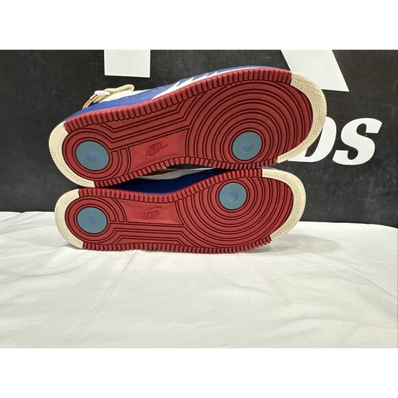 Jordan 5 Fusion Varsity Red Blue Ribbon 318608 162 Mens Size 12 Varsity - Picture 9 of 11